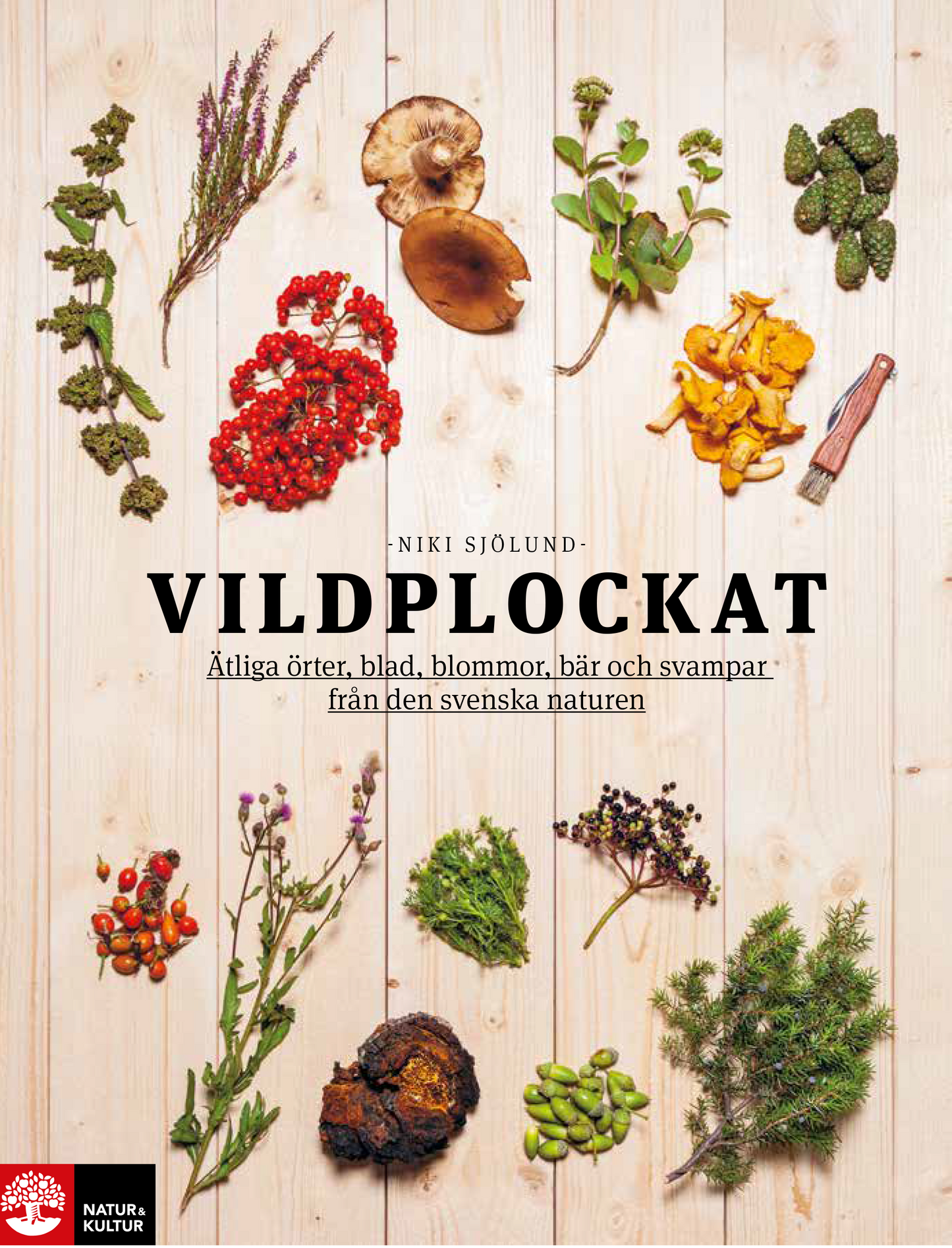 Vildplockat : Ätliga örter, blad, blommor, bär och svampar från den svenska naturen